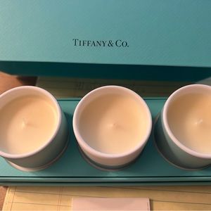 Tiffany candle 3 set.